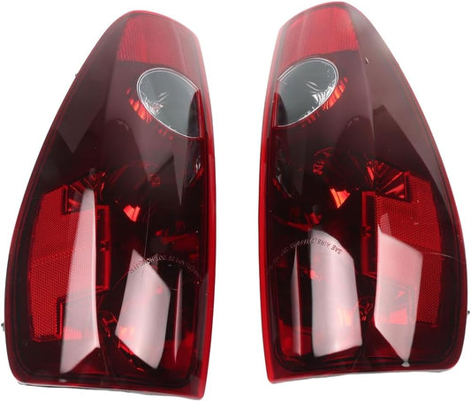 ya 4 8.10 Red Smoke for 04-12 for Chevy Colorado for GMC for Canyon Tail Lights Lamps Pair Left+Right