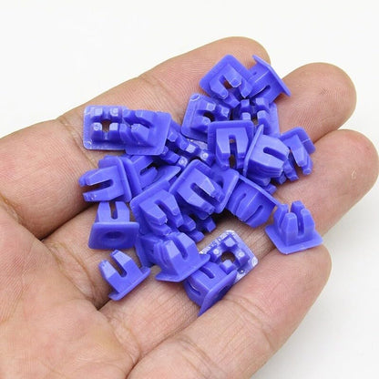 ya 5 8.10 50Pcs Bumper Outer Bracket Nuts #8 Screw Grommet Clip for Ford N802376S