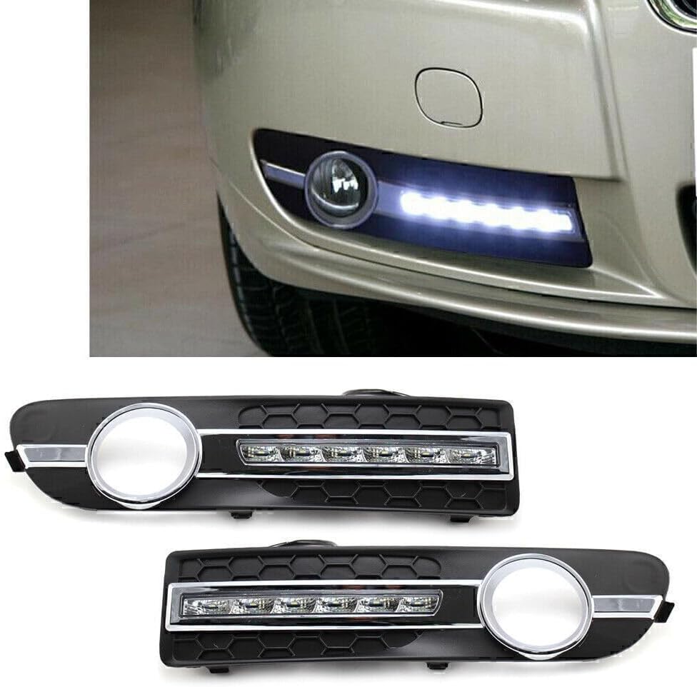 ya 4 8.8 LED Daytime Running Lights DRL Fit Volvo S80 S80L 2007-2013 2012 2011 2008 2009