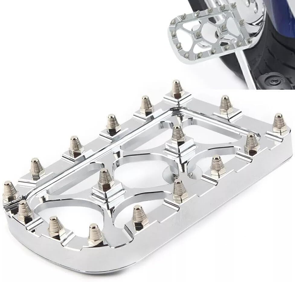 ya 13 9.15 baidi CNC MX Style Brake Pedal Large Pad Cover for Harley Touring Street Glide Softail