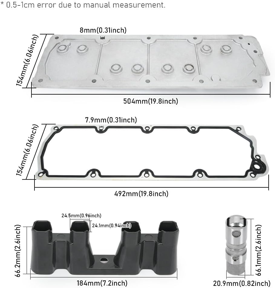 ya 10 9.16 baidi Engine Kit Non-AFM DOD LS7 lifters & Valley Cover For 2007-2013 GM LS 5.3L 6.0L