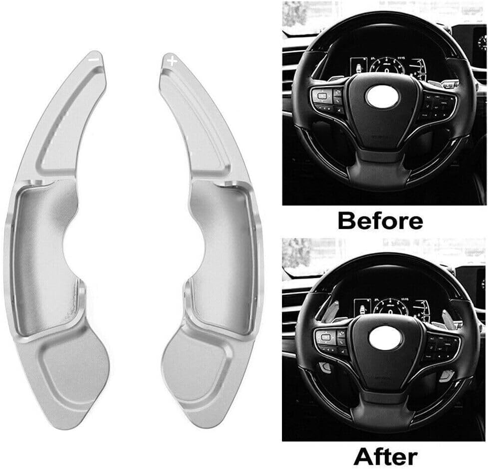 ya 10 9.16 zhengce 2x Fit for Lexus RC NX IS Steering Wheel Shift Paddle Shifter Extension Tri