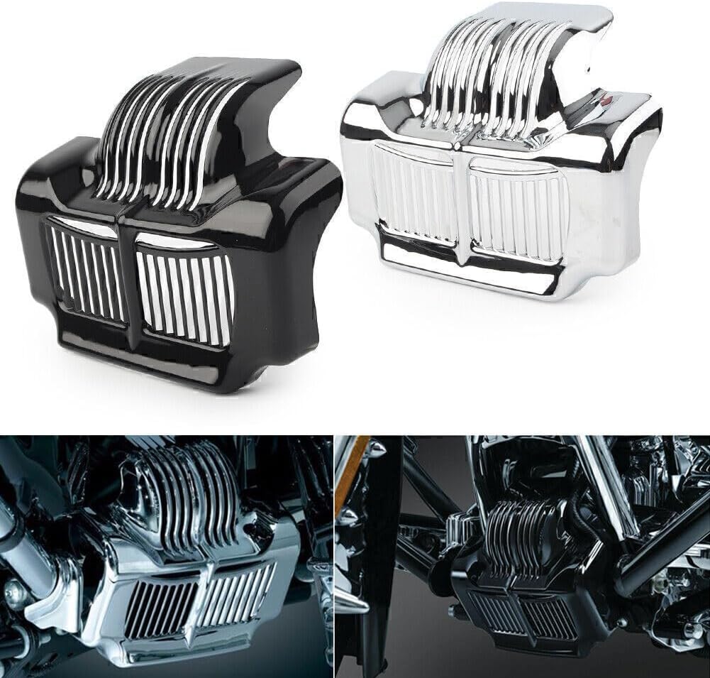 ya 4 8.14 Oil Cooler Cover for Harley Touring Electra Road Street Glide 2011-15 12 Chrome