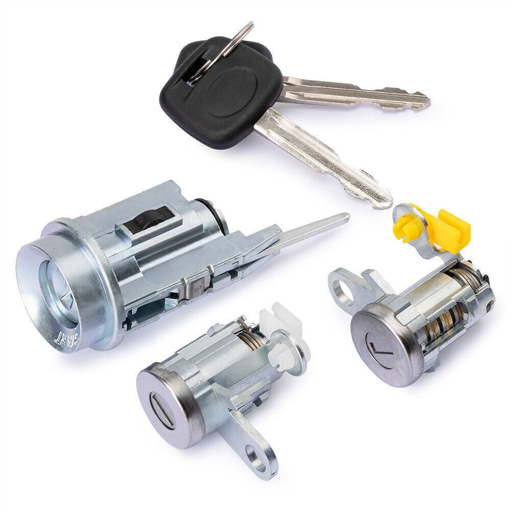 ya 4 8.8 Door Lock Key Ignition Lock Cylinder Keys Set for Toyota Tacoma Tundra 1995-2004