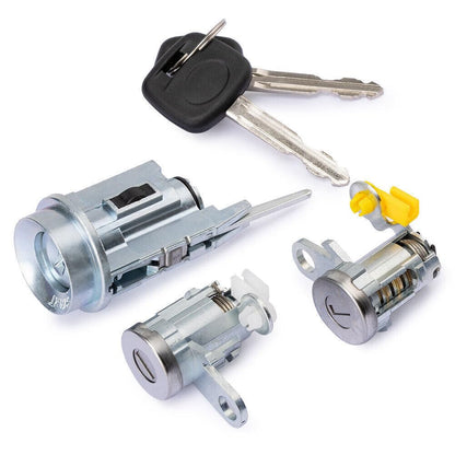 ya 4 8.8 Door Lock Key Ignition Lock Cylinder Keys Set for Toyota Tacoma Tundra 1995-2004