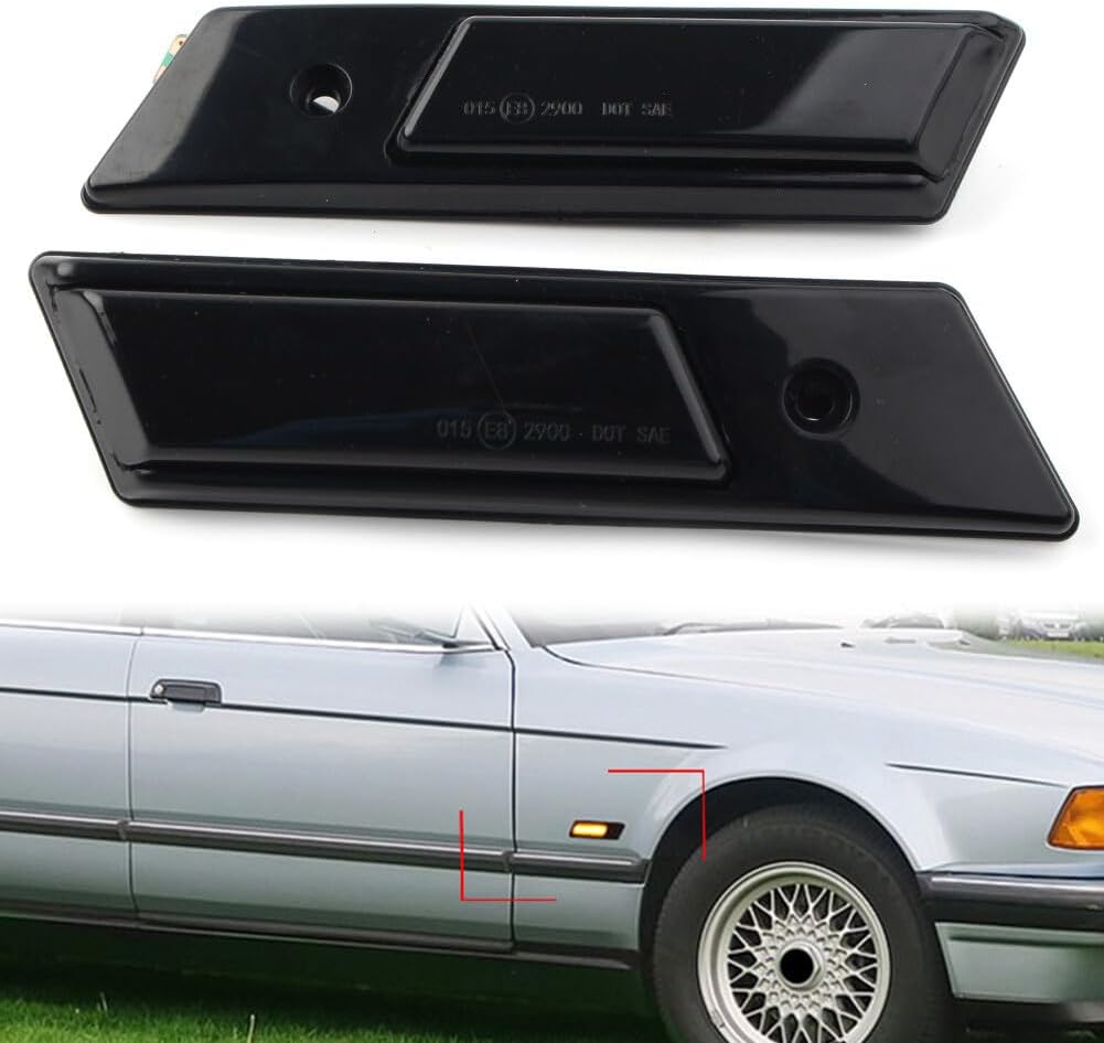 ya 7 8.24 baidi Dynamic LED Side Marker Turn Signal Light for BMW 3 5 7 Series E36 E34 E32