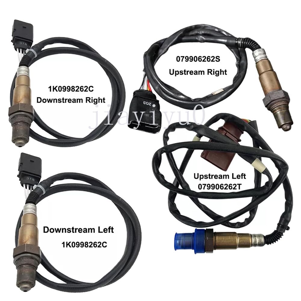 ya 4 8.8 4pcs Oxygen Sensor Upper+Lower for VW Touareg 7P5 7P6 4.2 V8 FSI CGNA 2011-2018