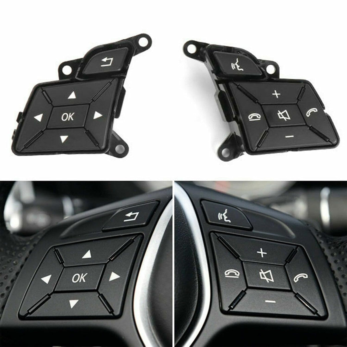 ya 13 9.15 zhengce Set Steering Wheel Control Menu Switch Button fit for Benz W204 X204 W212