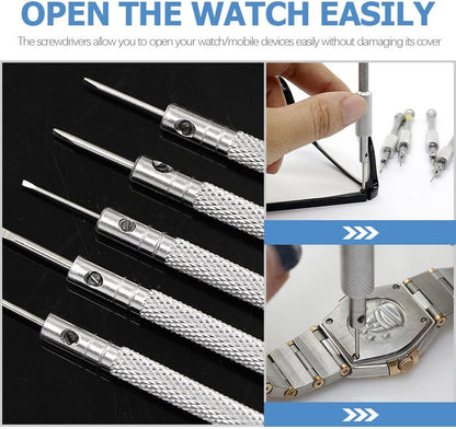 ya 26 10.21 baidi 5 Pcs Screwdriver P ise Screwdrivers Eyeglass Repair Screwdrivers Tools Set