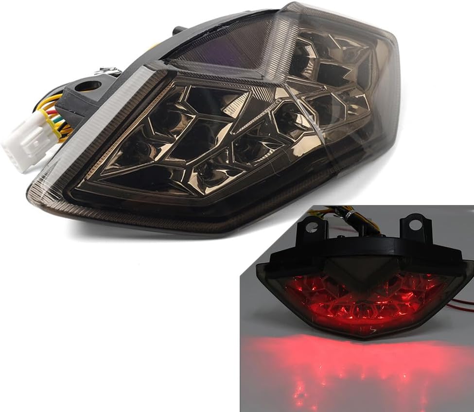 ya 4 8.10 LED Brake Turn Signal Tail Light Cover for Kawasaki Z1000 2010-2013