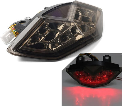 ya 4 8.10 LED Brake Turn Signal Tail Light Cover for Kawasaki Z1000 2010-2013