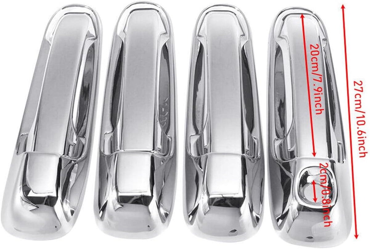 ya 10 9.16 baidi Fit 2002-2008 for Dodge for Ram 1500/2003-2009 for Ram 2500 3500 Chrome Door Handle Covers