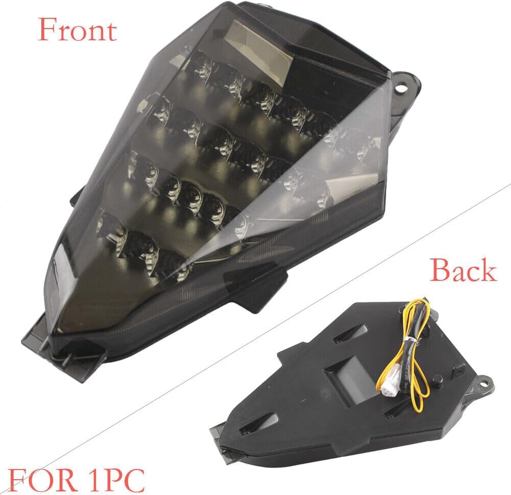 ya 4 8.10 for Yamaha YZF R6 2006 2007 Smoke Motorcycle LED Brake Stop Rear Tail Light
