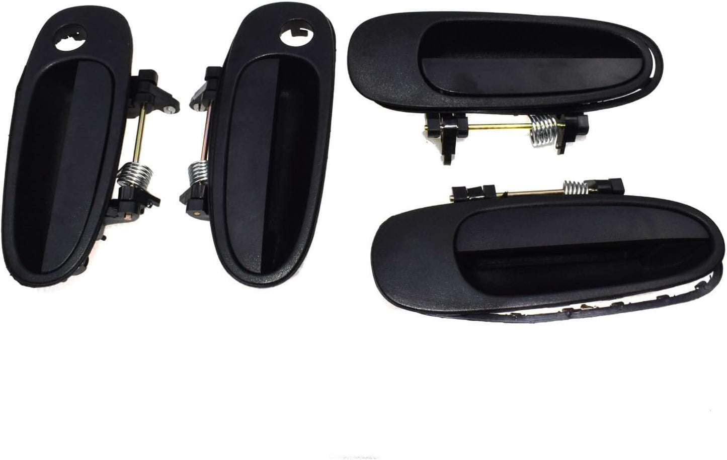 ya 2 8.15 for Toyota for Corolla 93-97 Outside Door Handle Front Rear Left Right Black 4Pcs