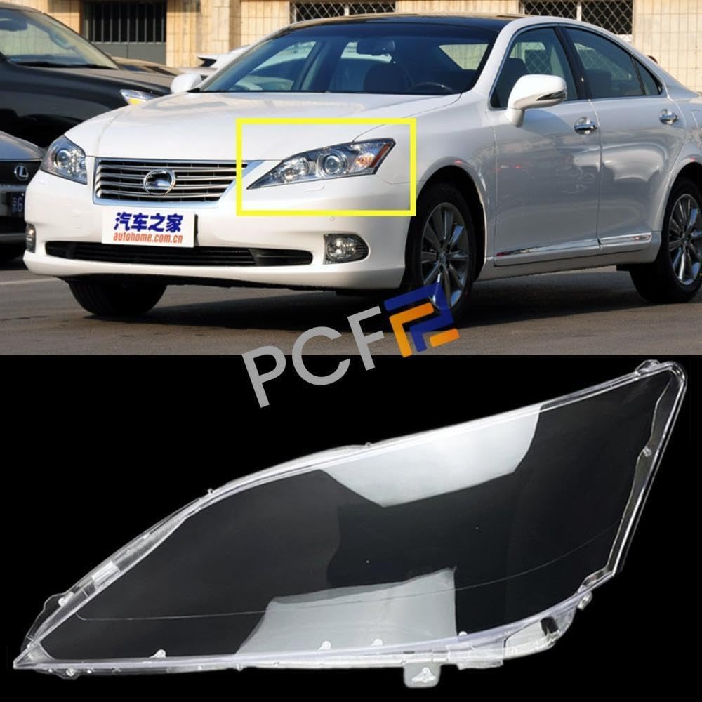 ya 4 8.14 Suitable for 10-12 for Lexus ES350 ES240 transparent left-hand drive headlight lens cover + sealant 