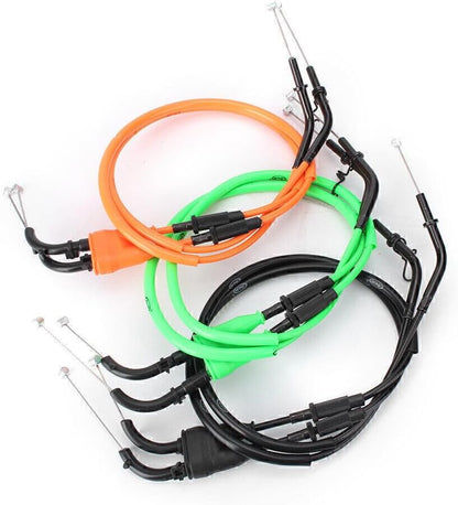 ya 5 8.24 baidi 2x Motorcycle Throttle Cable Accelerator Wire Fit for Kawasaki ZX10R 2011-15