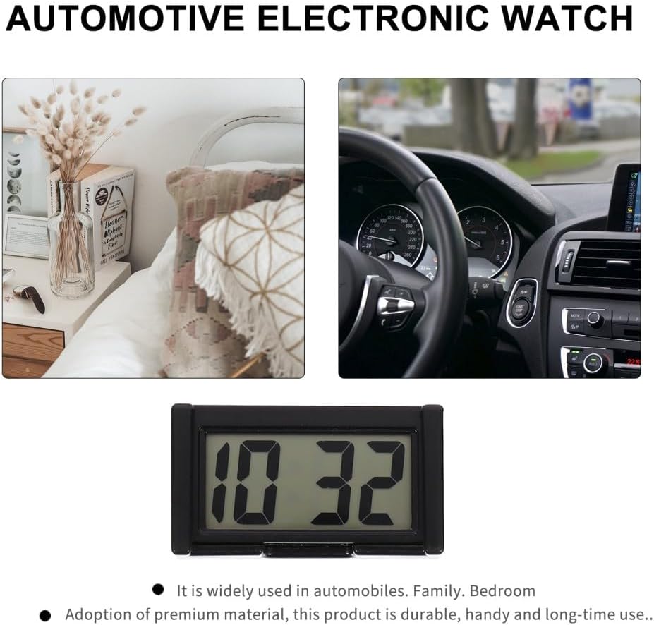 ya 4 8.14 2 Sets Car Electronic Clock Student Child for Automobile Digital