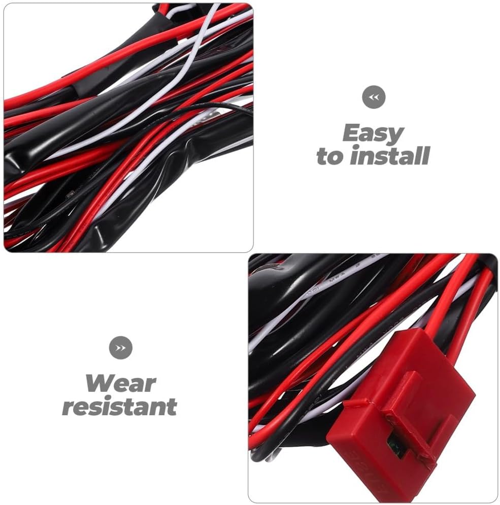 ya 13 9.15 baidi Spotlight Switch Wire Group High Power Wiring Harness Kit Lights for Bar