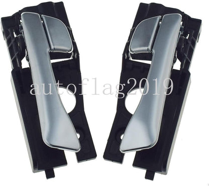 ya 4 8.24 baidi Pair of Interior Door Handles Rear LH and RH Chrome for Hyundai Accent 2012-2017 