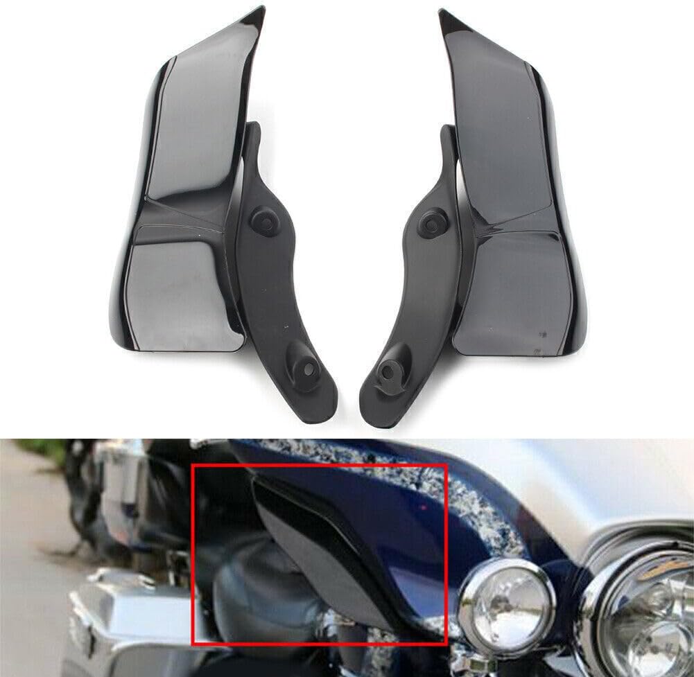 ya 4 8.14 2pcs Adjustable Windshield Air Deflector Fit for Harley Touring Road Glide 2015-2020