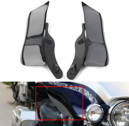 ya 4 8.14 2pcs Adjustable Windshield Air Deflector Fit for Harley Touring Road Glide 2015-2020