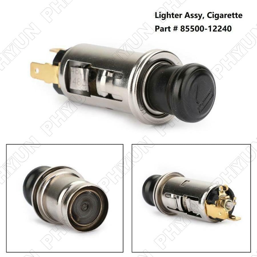 ya 4 8.24 baidi Car Cigarette Lighter Assembly Socket Element & Bezel Set for Toyota/for Lexus/for Scion