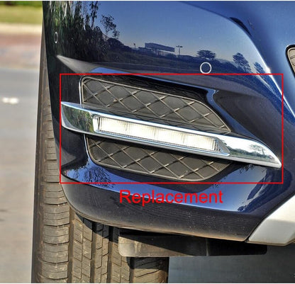 ya 4 8.14 6pcs set L + R front fog lamp grille trim cover for 2013-15 Benz X204 GLK350