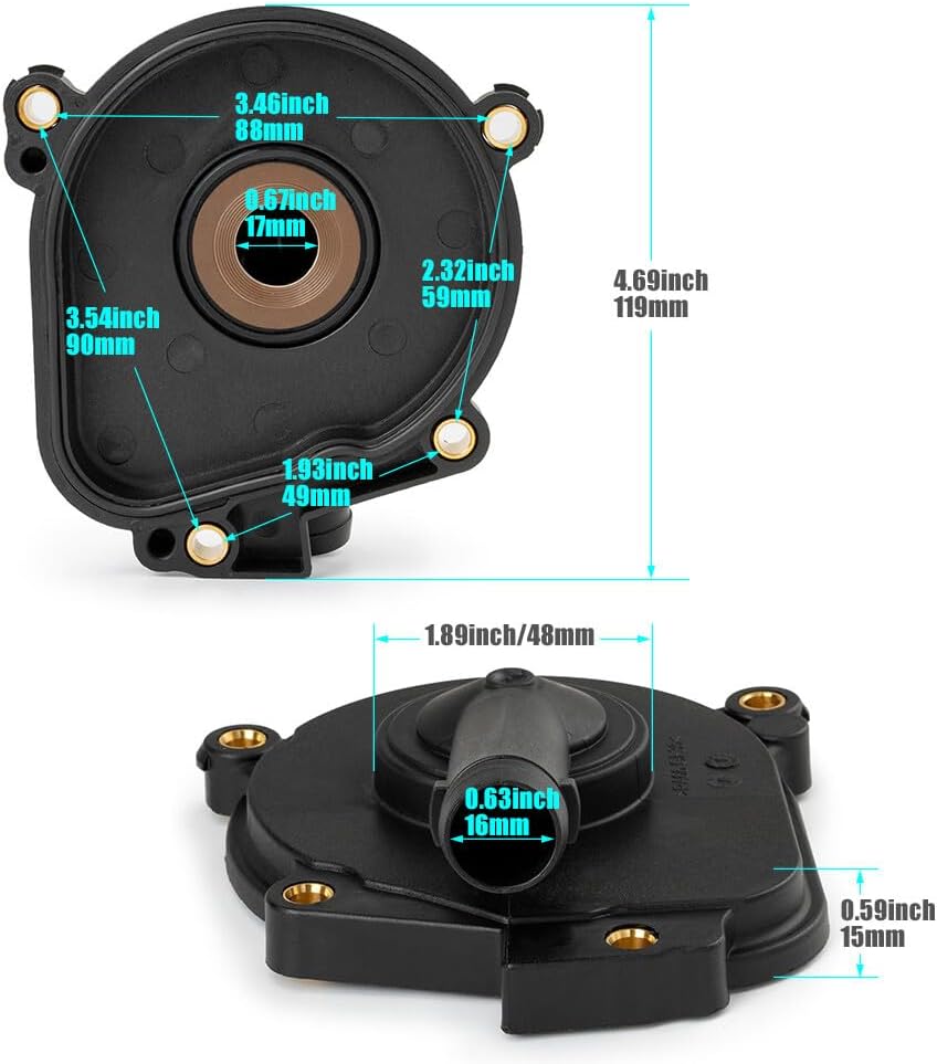 ya 10 9.16 baidi Suitable for Mercedes-benz W211 W203 W204 crankcase ventilation valve engine oil separator cover