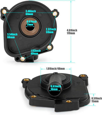 ya 10 9.16 baidi A2720100631 Engine crankcase ventilation valve oil separator cover for Mercedes-benz GLK350 C300