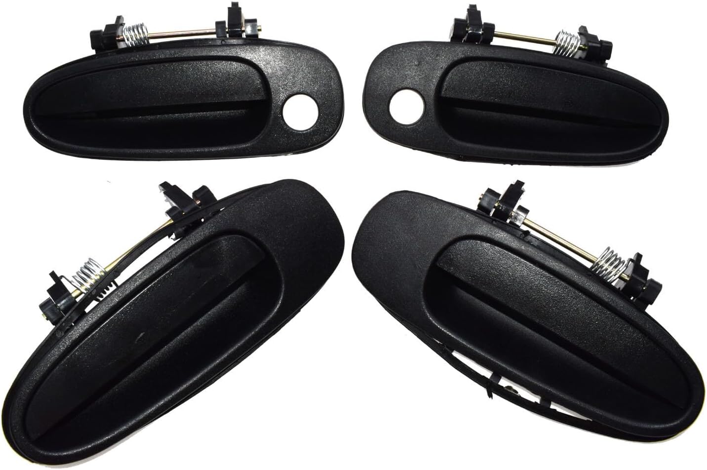 ya 2 8.15 for Toyota for Corolla 93-97 Outside Door Handle Front Rear Left Right Black 4Pcs