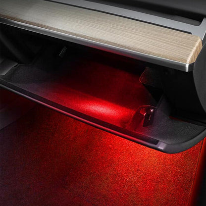 ya 4 8.8 2X For Tesla Model 3 S Y X Interior LED Lights Blubs Kit Replacement Red Lights