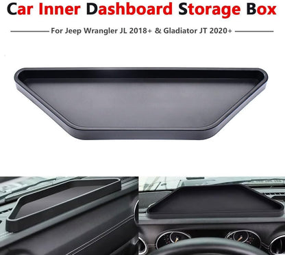 ya 5 8.10 Car Dashboard Storage Box Custom for 2018-2025 for Jeep Gladiator JT Organizer Tray