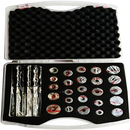ya 26 10.21 baidi Valve Seat Cutter Motorcycle Car Repair Tools Set 22-38MM 31Pcs,-1