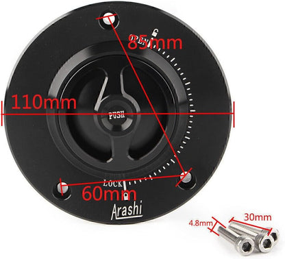 ya 6 8.24 baidi for Suzuki GSF650 1250 1200S Bandit Red Motorcycle Gas Cap Fuel Oil Tank Cover