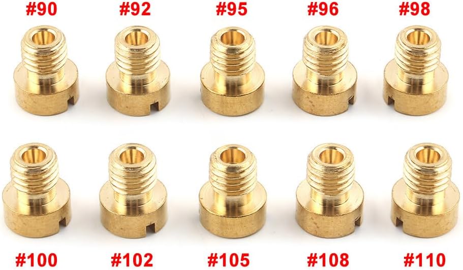 ya 2 8.15 90-110 M5 Main jet For Dellorto Carburetor SHA SHB UA UB PHBG VHB-CS VHBT-CS