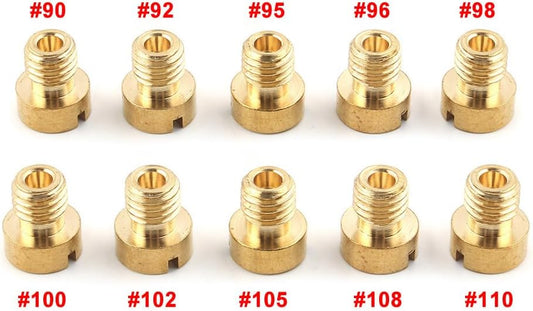 ya 2 8.15 90-110 M5 Main jet For Dellorto Carburetor SHA SHB UA UB PHBG VHB-CS VHBT-CS