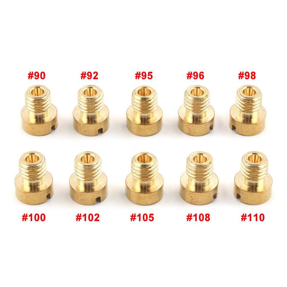 ya 7 8.24 baidi 90-110 M5 Main Jet for Dellorto Carburetor SHA SHB UA UB PHBG VHB-CS VHBT-CS