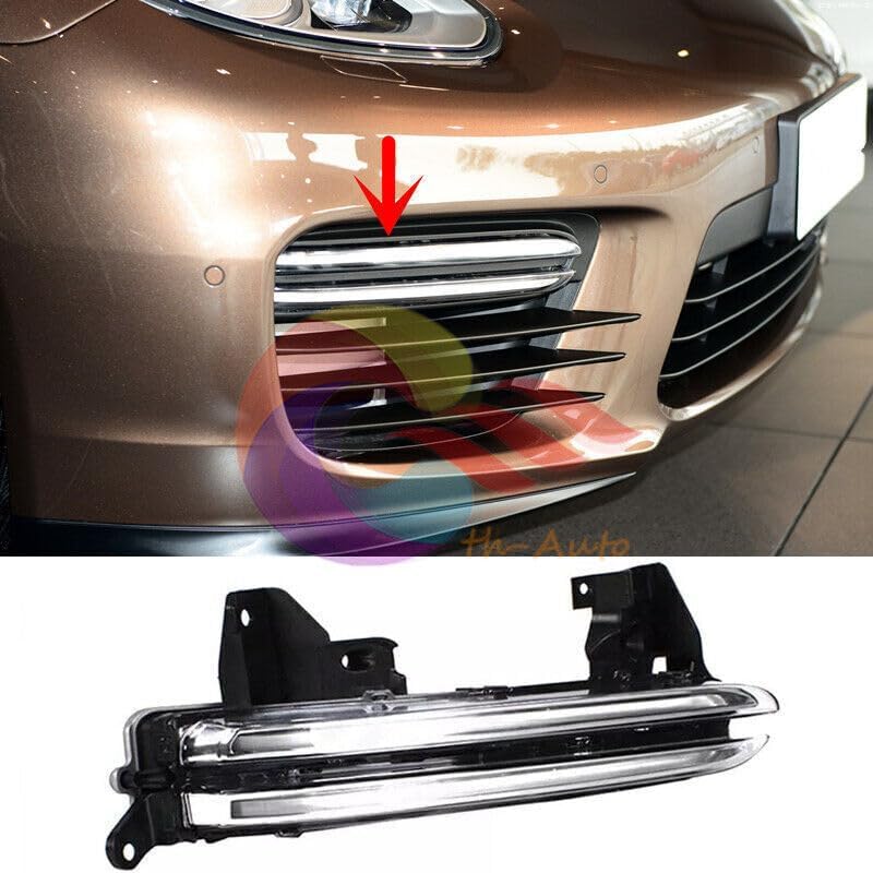 ya 7 8.24 baidi Suitable for Porsche for PANAMERA 14-16 Right grip front bumper with additional headlights and front fog lights 