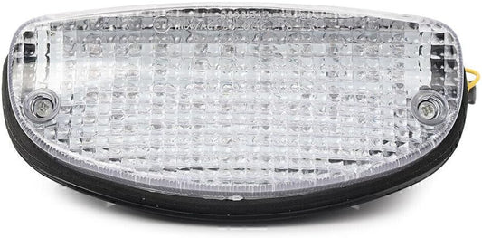 ya 4 8.8.2 Clear LED Tail Light Brake Light w/Amber Turn Signal for Suzuki GSX650F GS500F