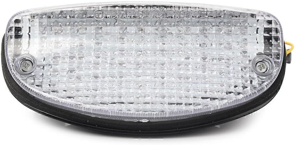 ya 10 9.16 zhengce Clear LED Tail Light Brake Light w/Amber Turn Signal for Suzuki GSX650F GS5