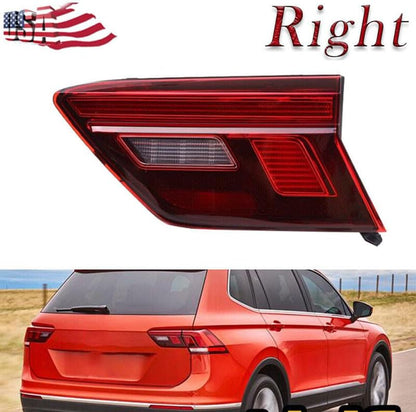 ya 4 8.14 Pair for VW for Tiguan 2017-2021 Rear Bumper Inner Tail Light Brake Light