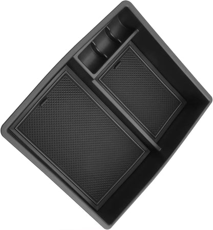 ya 5 8.10 Car Center Armrest Storage Tray Organizer Black for Toyota Tacoma 2024 UP