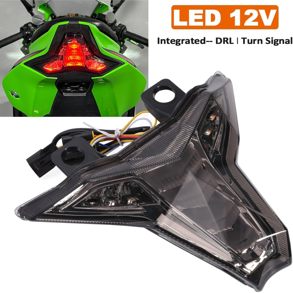 ya 4 8.24 baidi LED Tail Light Brake Turn Signal Indicator for Kawasaki NINJA ZX-25R ZX-4R ZX4RR