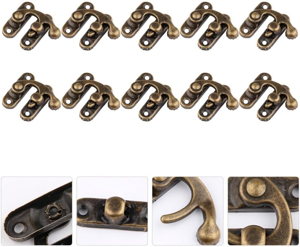 ya 26 10.21 baidi 25pcs Right Latch Hook Horn Lock for Jewelry Box Cabinet Toolbox Suitcase