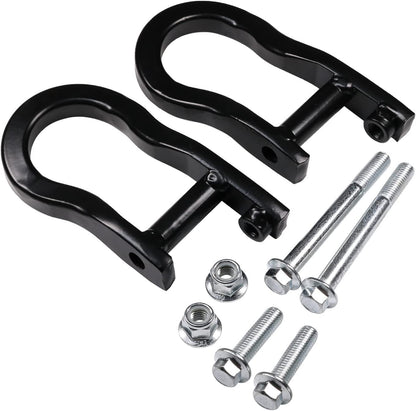 ya 5 8.24 baidi 1 Pair Black Tow Hooks 84072463 for 2007-2019 for Chevrolet for GMC for Silverado for Sierra 1500