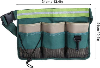 ya 26 10.21 baidi Multi Pocket Garden Tool Bag Waist Hanging Pouch Organizer With Adjustable