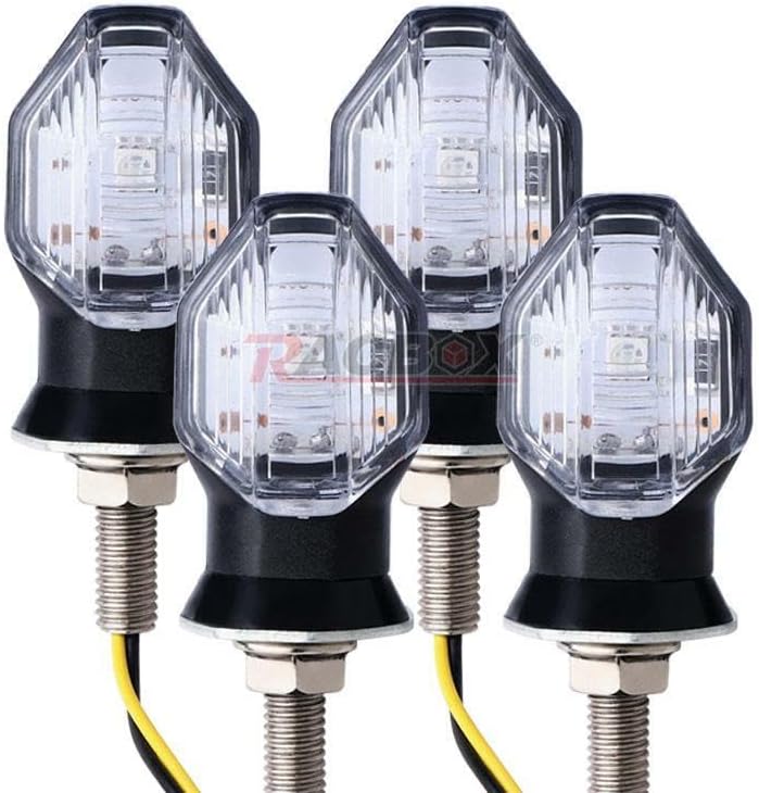ya 7 8.24 baidi 4X for Mini LED Motorcycle Turn Signal Lights Blinker for Yamaha for Suzuki for Kawasaki 8mm