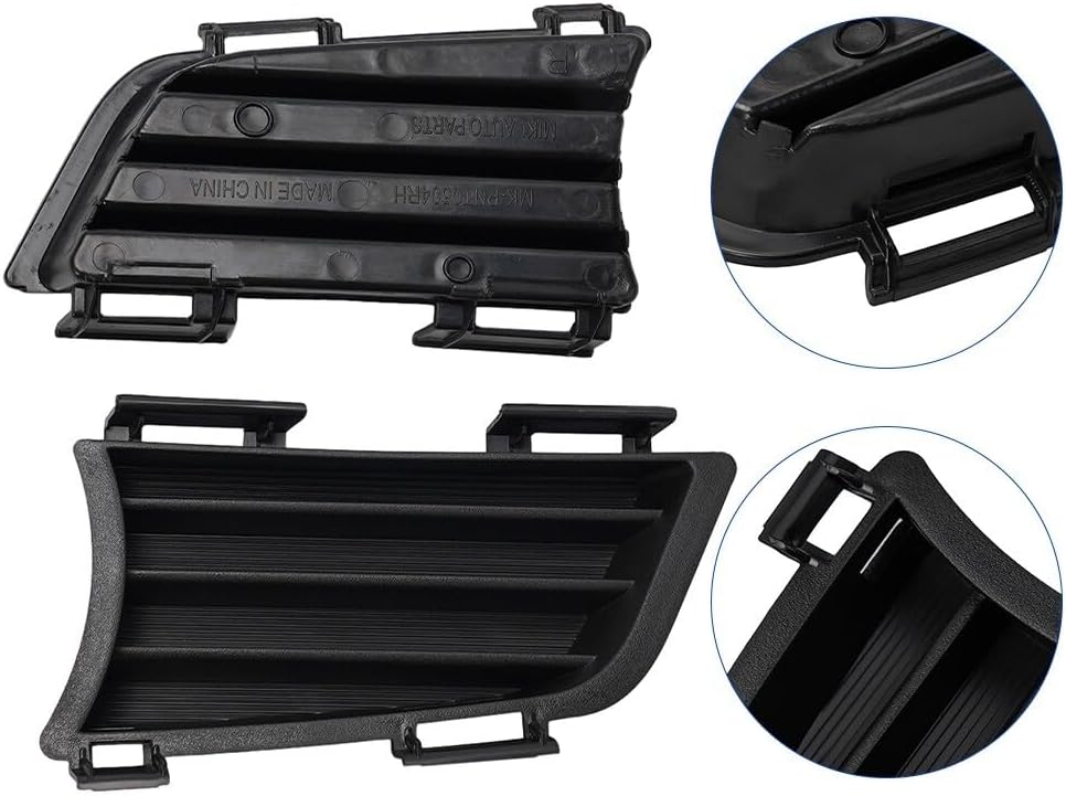 ya 13 9.15 baidi Pair For for Pontiac 2005 Front Bumper Fog Light Cover Left & Right