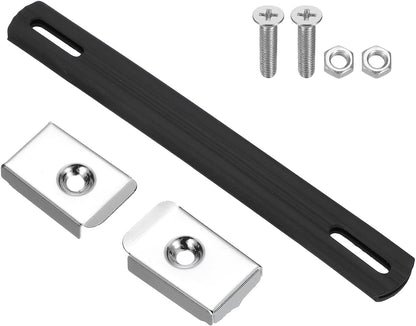ya 26 10.21 baidi 7.8 Inch Rubber Handle Strap Replacement with Metal End Caps, Silver Tone