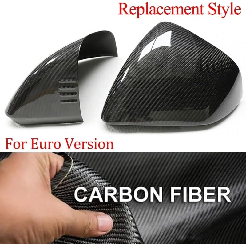 ya 11 9.14 baidiFor Euro Version for Ford for Mustang 2014-22 Replace Carbon Fiber Car Side Mirror Cover